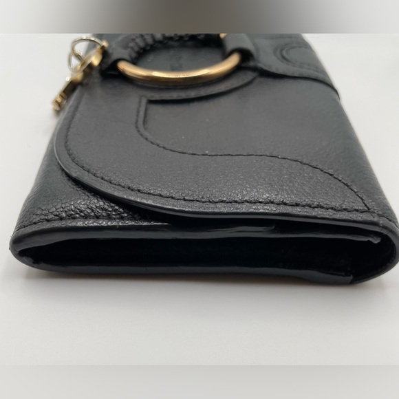 See By Chloe - Hana Long Wallet Bifold | Gold Hardware - Braided Ring & Key - Picture 5 of 16